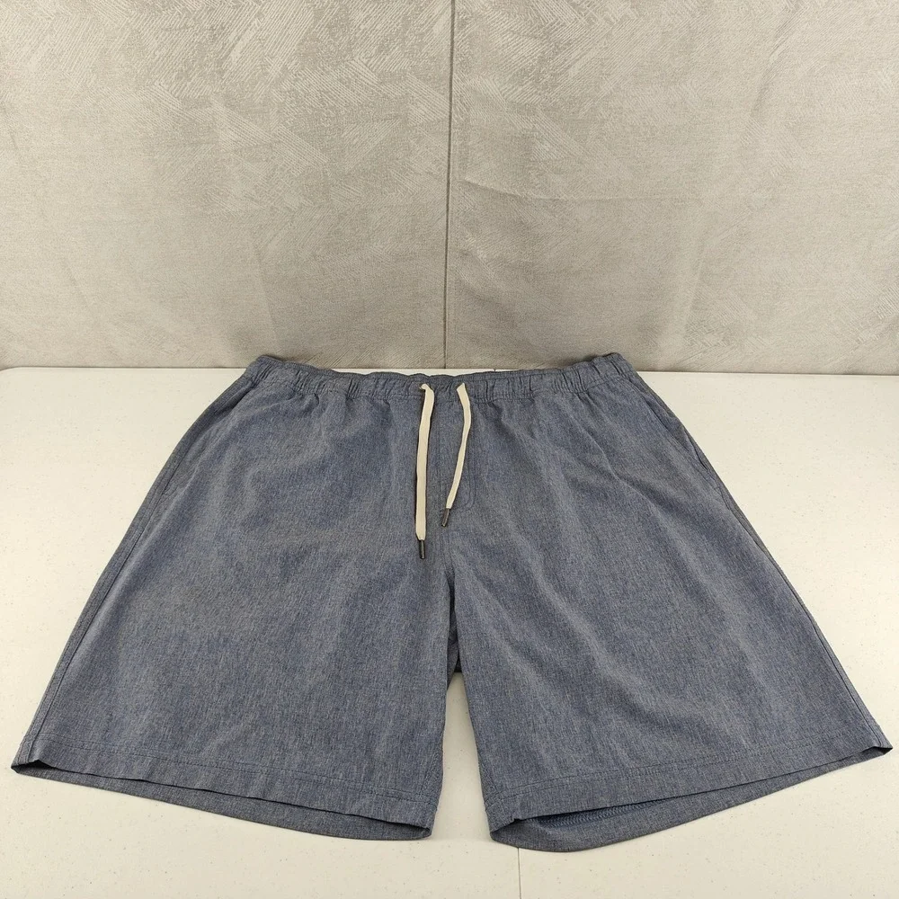 Fair Harbor Shorts Mens XXL Dark Blue Navy  Board Shorts Swim Trunks Unlined 2XL
